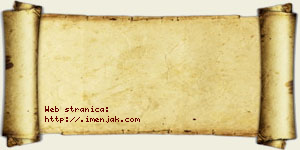 Ignjat Rakovac vizit kartica